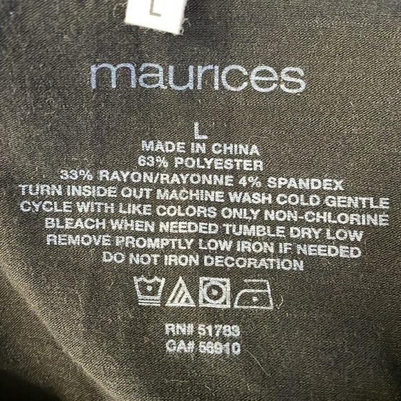Maurices Astrology Stars Black Graphic Tee - Picture 6 of 6